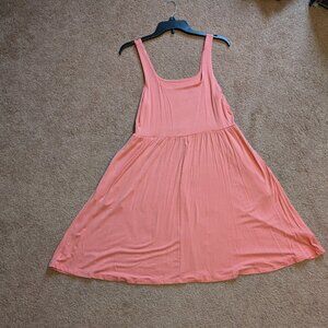 Ballet Dress square Neckline, Sleeveless, Side Pockets, Pullover Style, Size Med